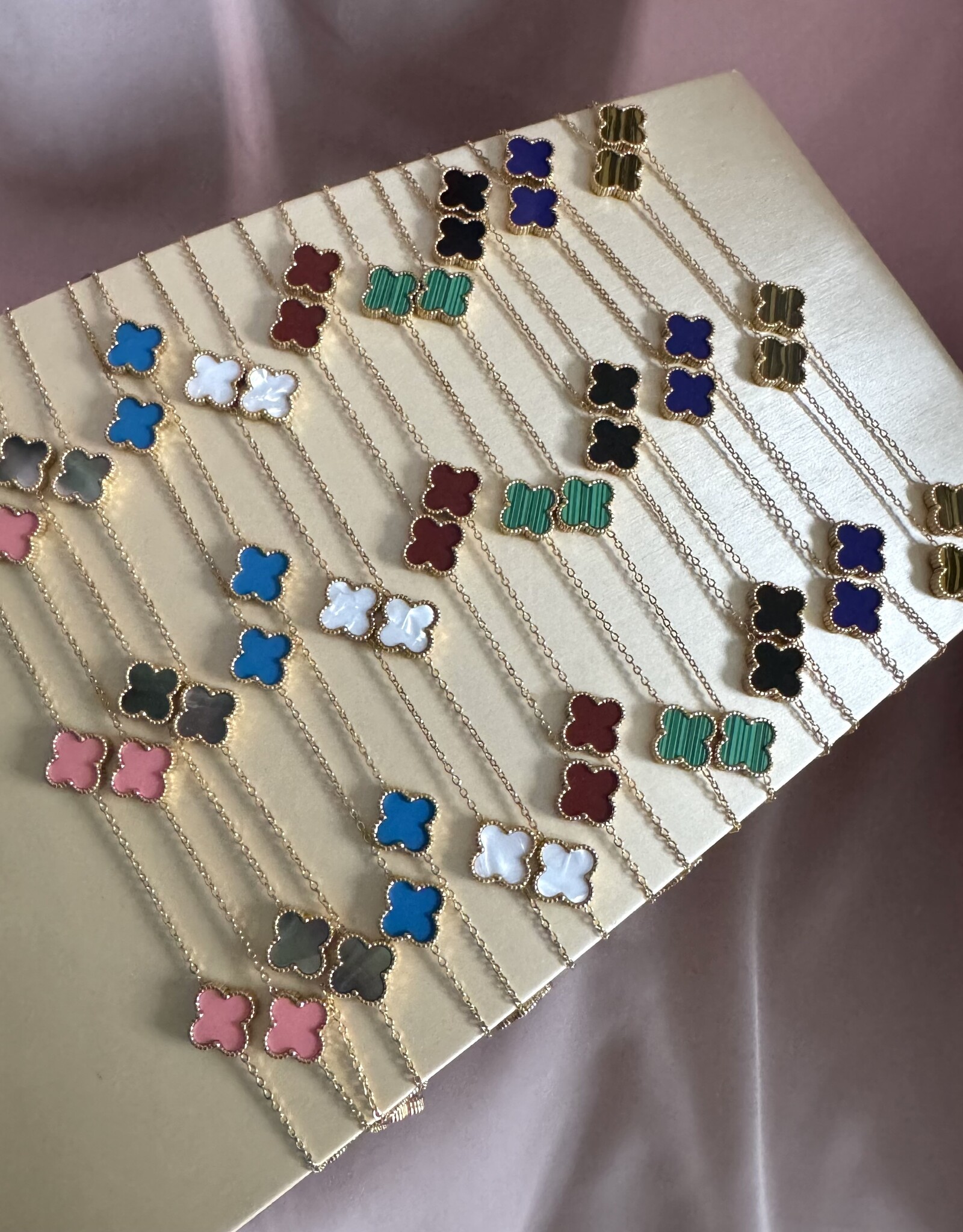 Lange Lucky Klaver Ketting