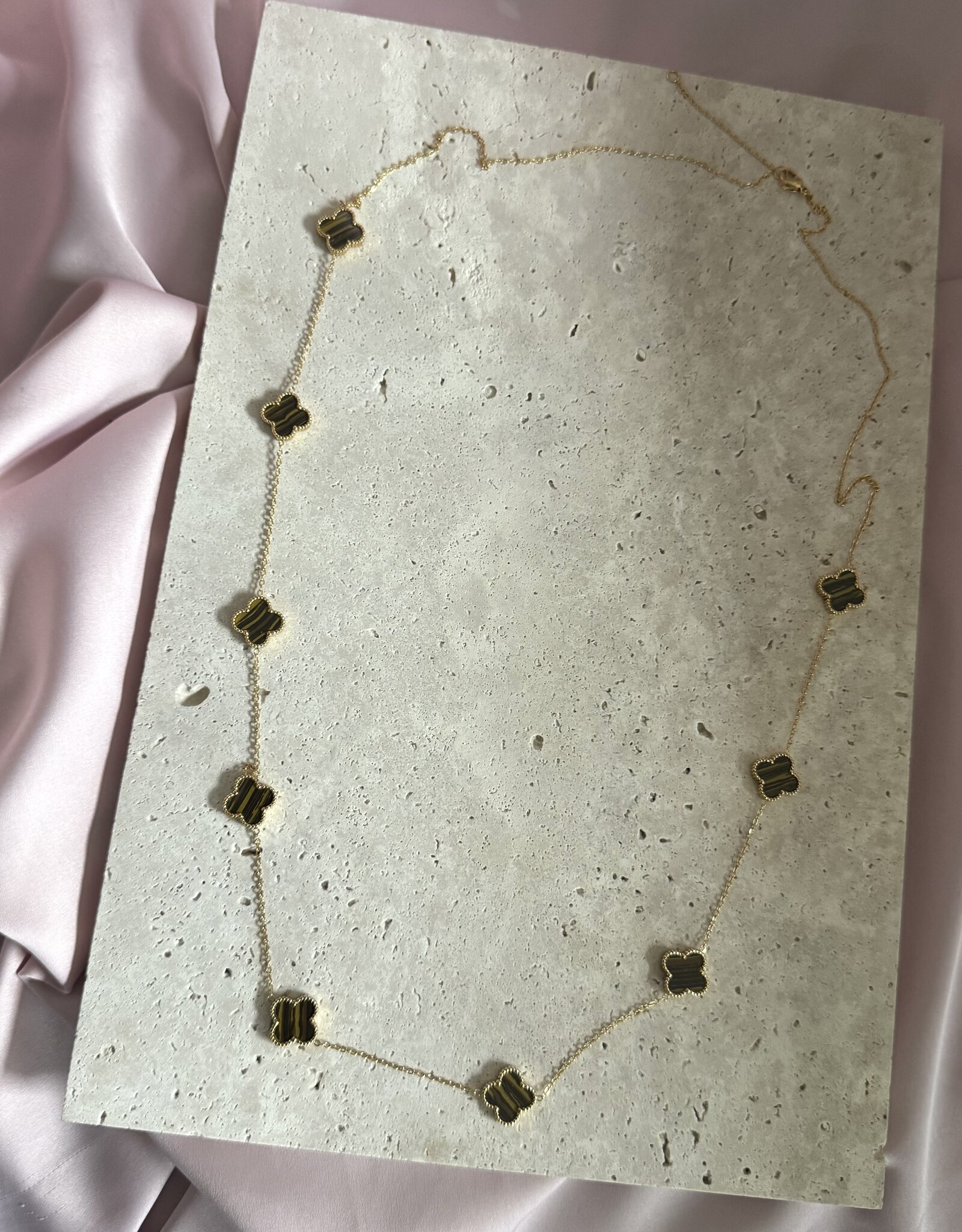 Lange Lucky Klaver Ketting