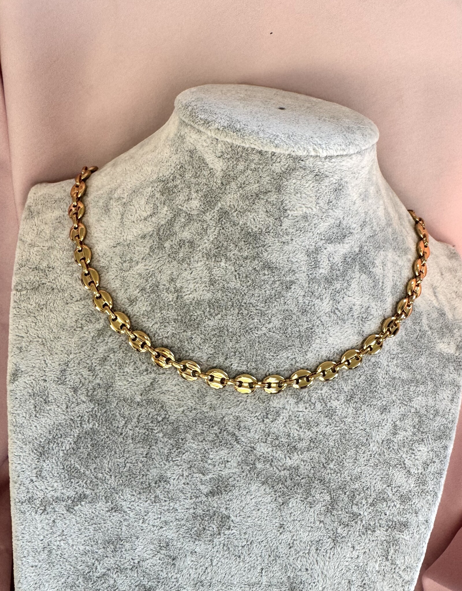 Button Necklace All Over