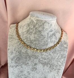 Button Necklace All Over