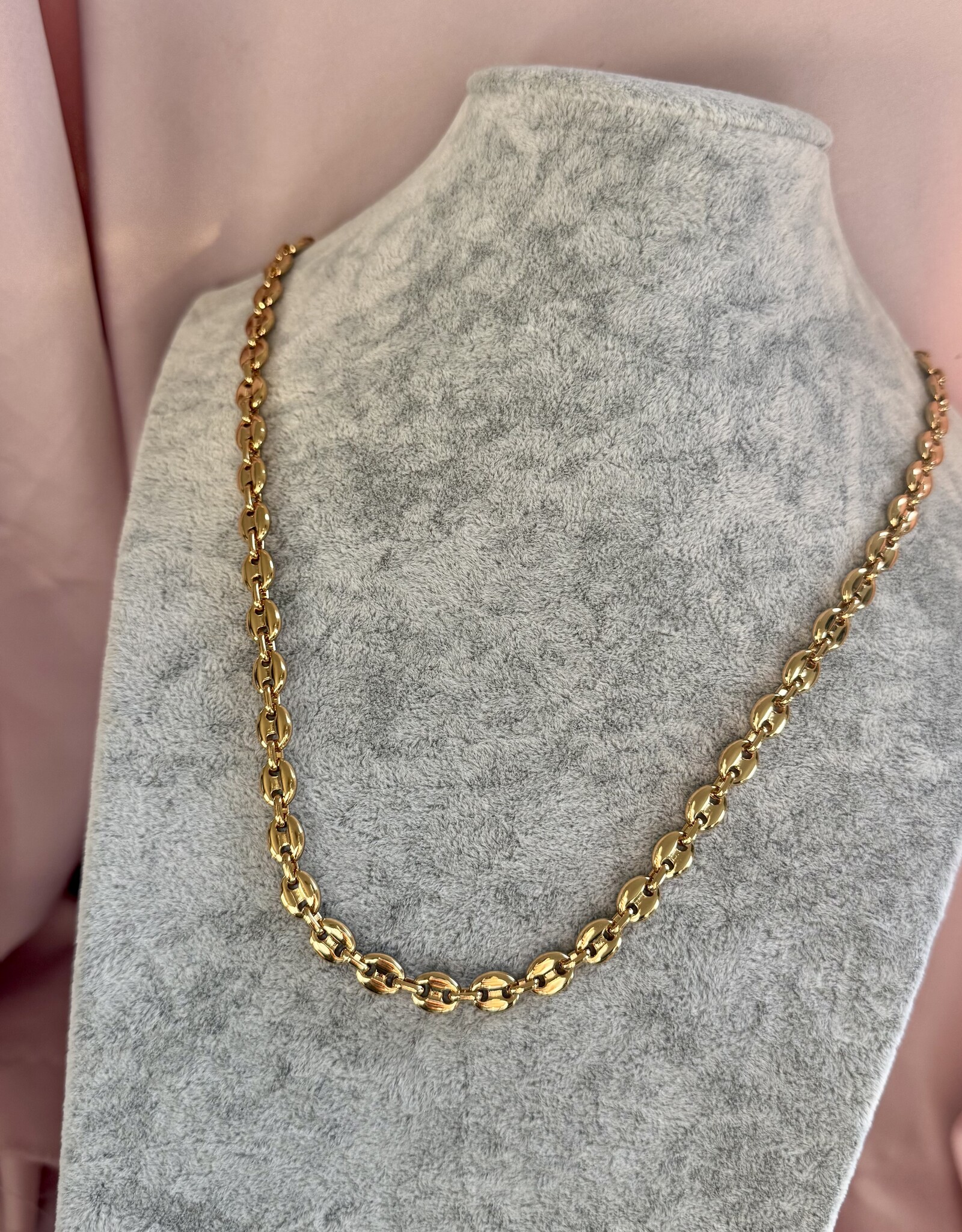 Button Necklace All Over