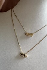 Cute Shiny Letter Ketting