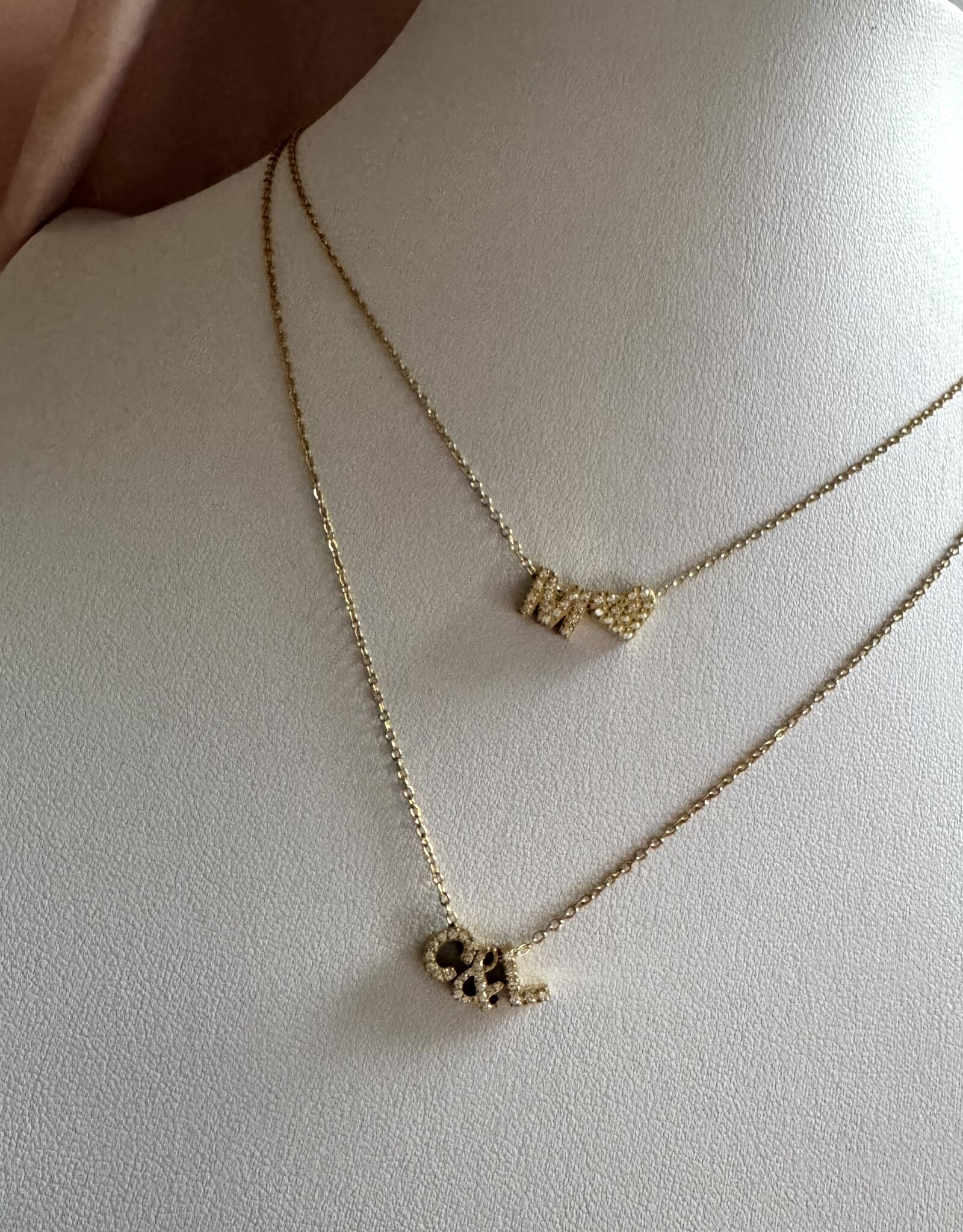 Cute Shiny Letter Ketting