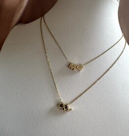 Cute Shiny Letter Ketting