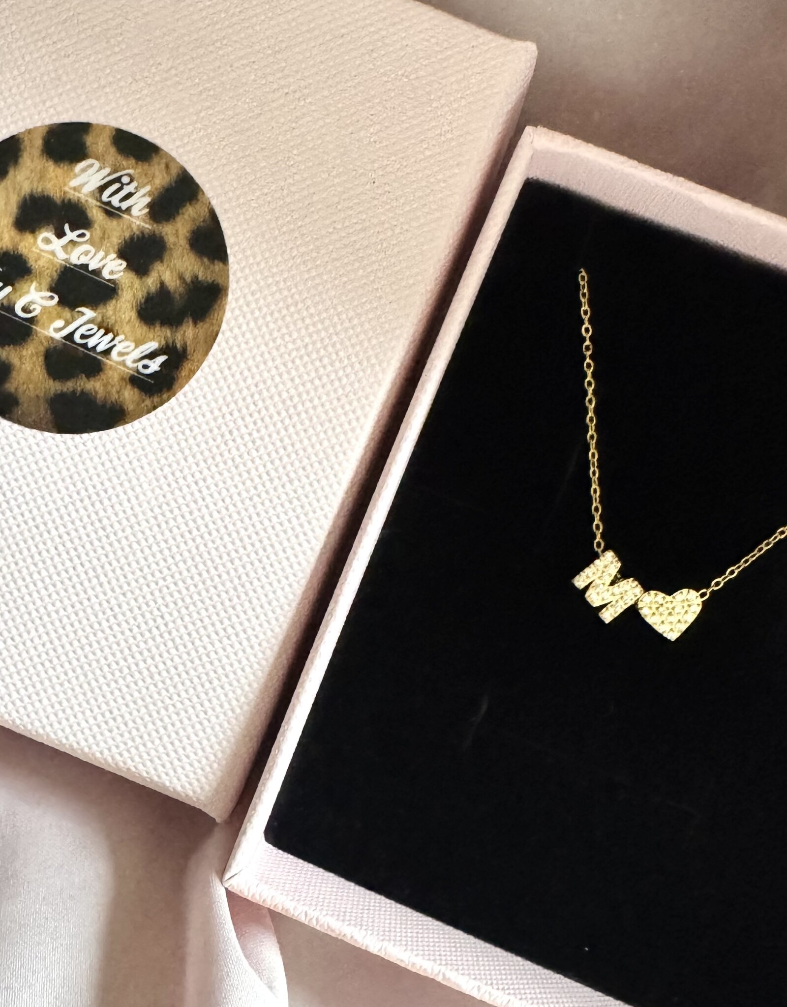 Cute Shiny Letter Ketting