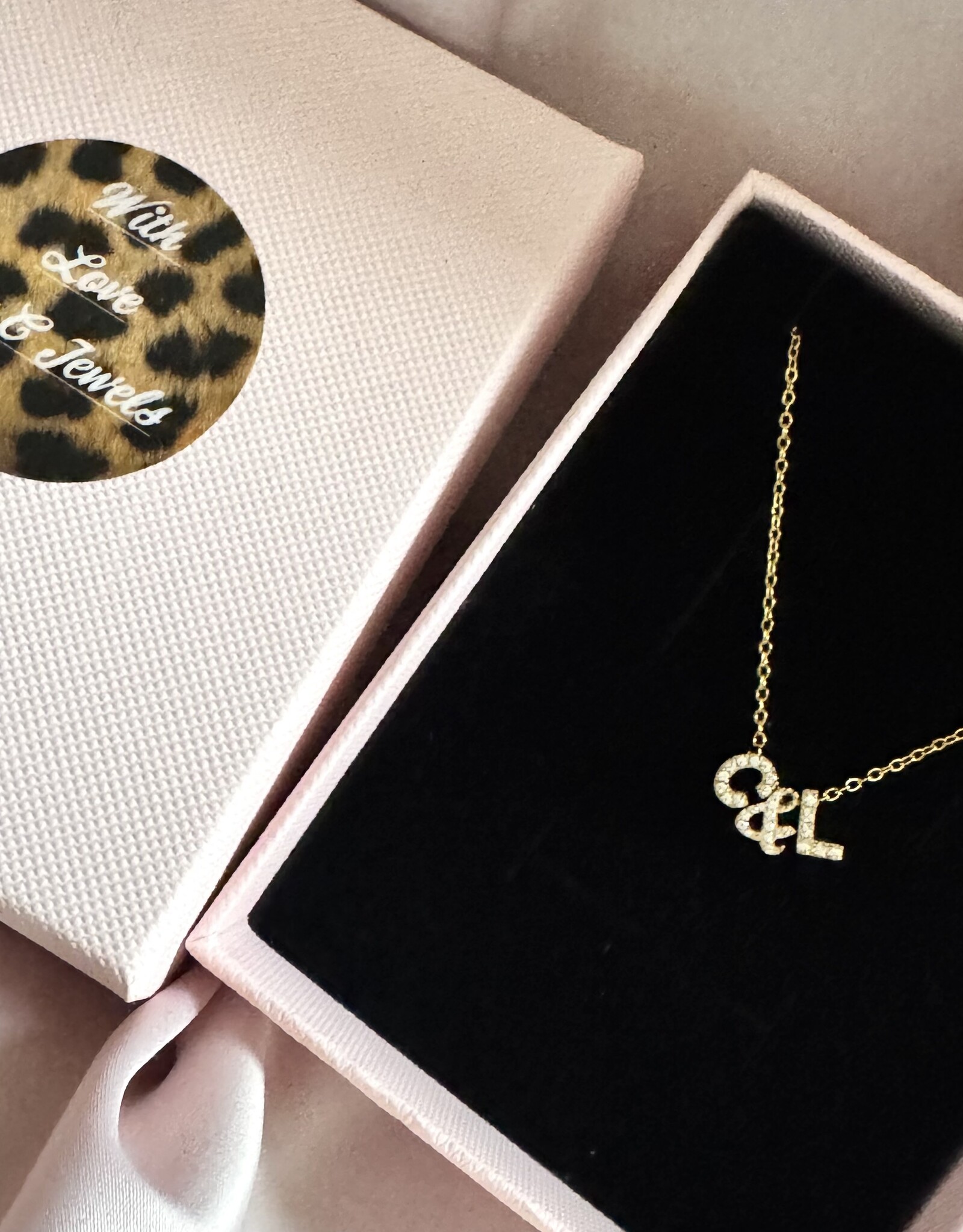 Cute Shiny Letter Ketting