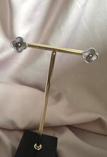 Lucky Klaver Oorbel Zilver