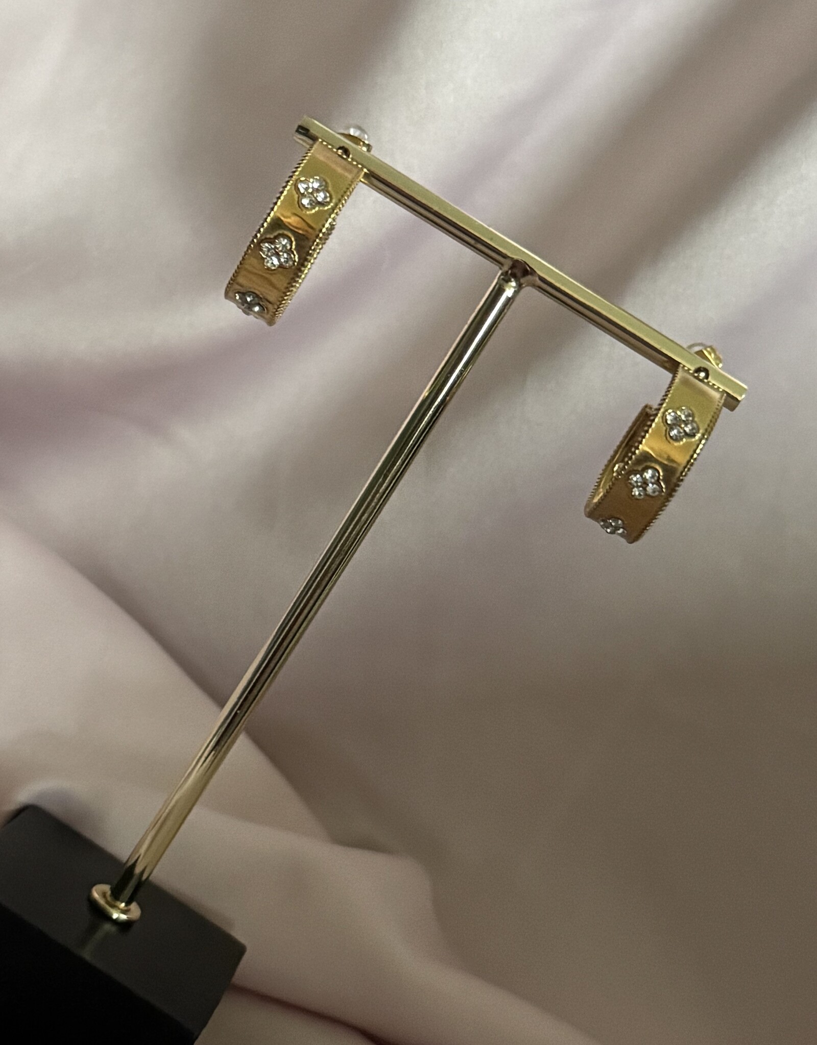 Oorbel Ringen Met Klavers