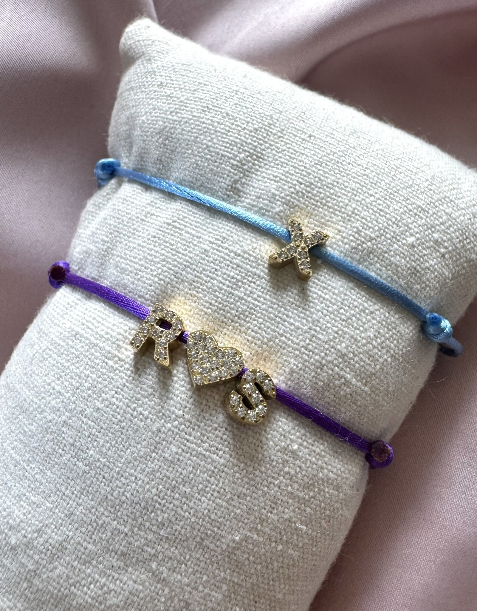 Cute Shiny Letter Armbandje