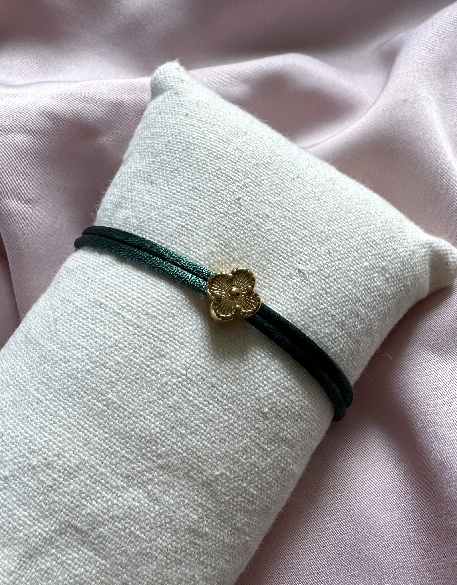 Cute Lucky Klaver Armbandje Met Touw