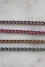 Bubble Letter Ketting Op Touwtje