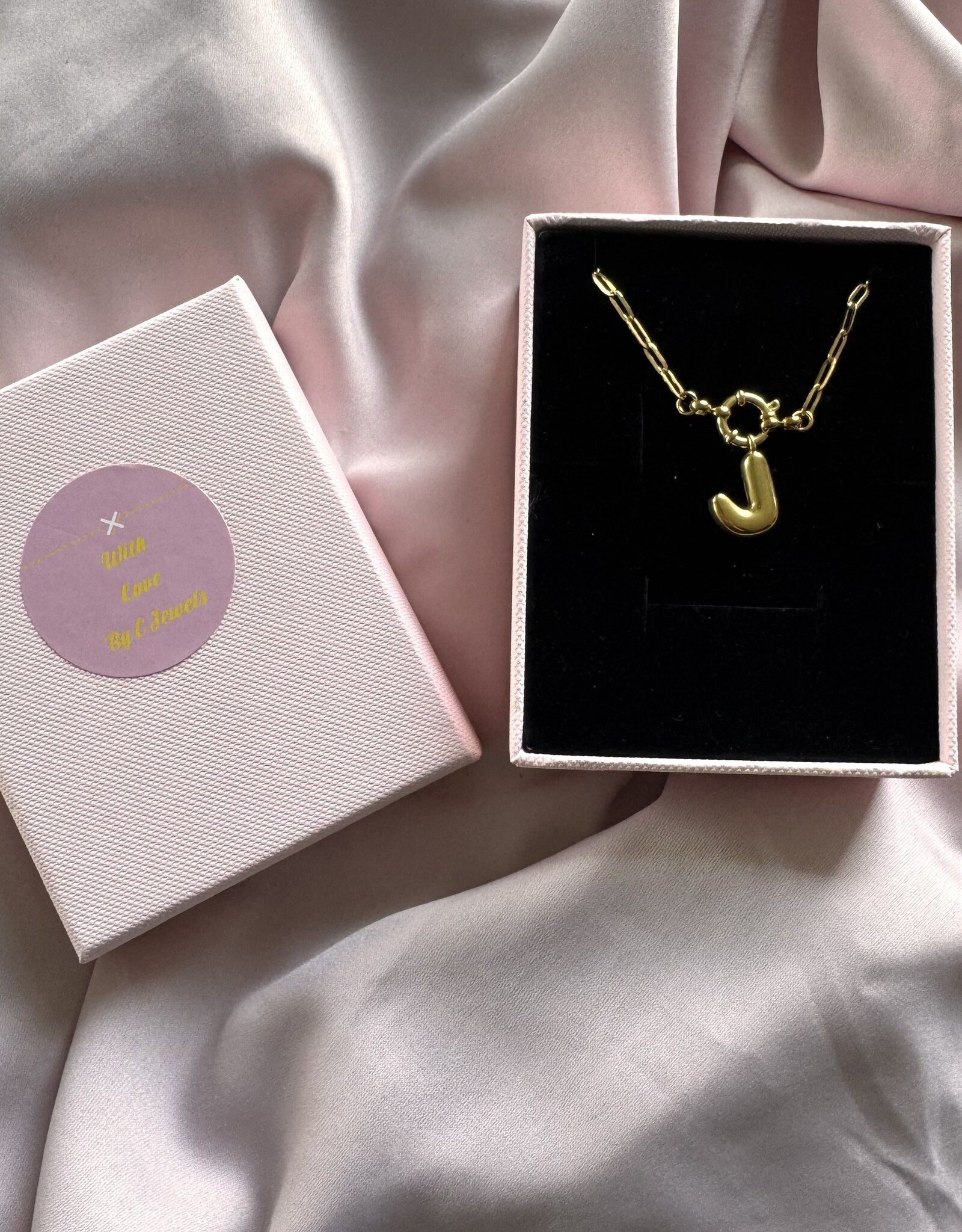 Chain Ketting Met Letter