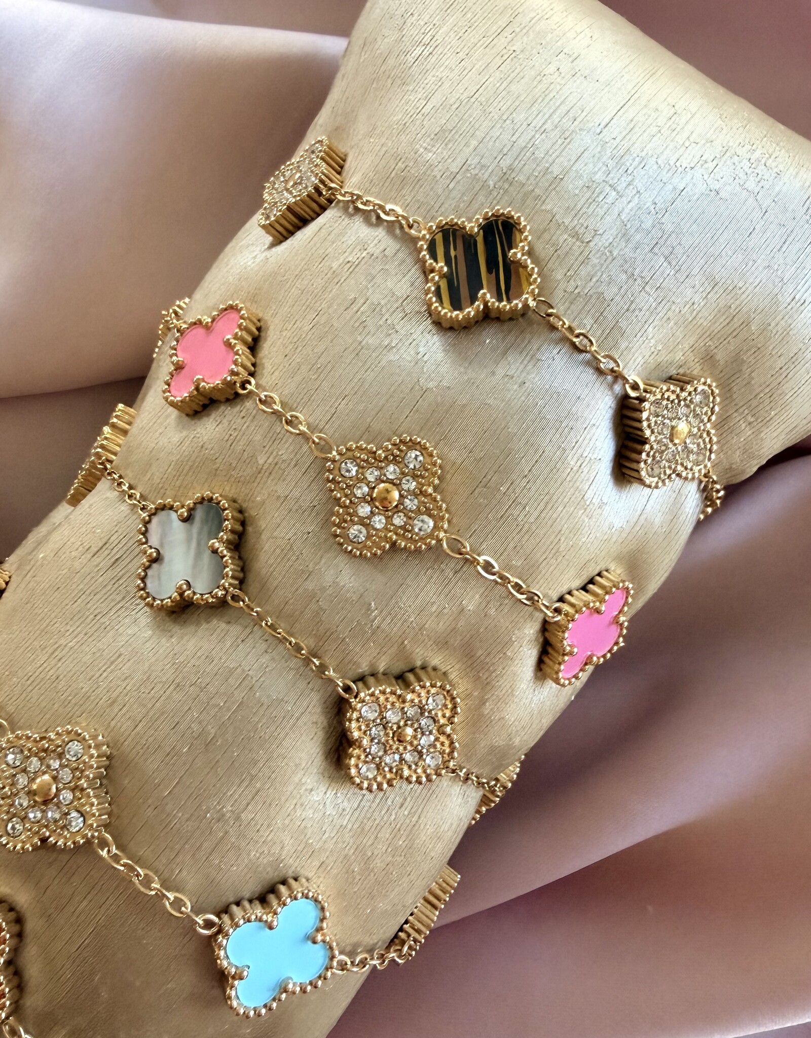 Lucky Klaver Armband Diamonds