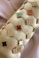 Lucky Klaver Armband Diamonds