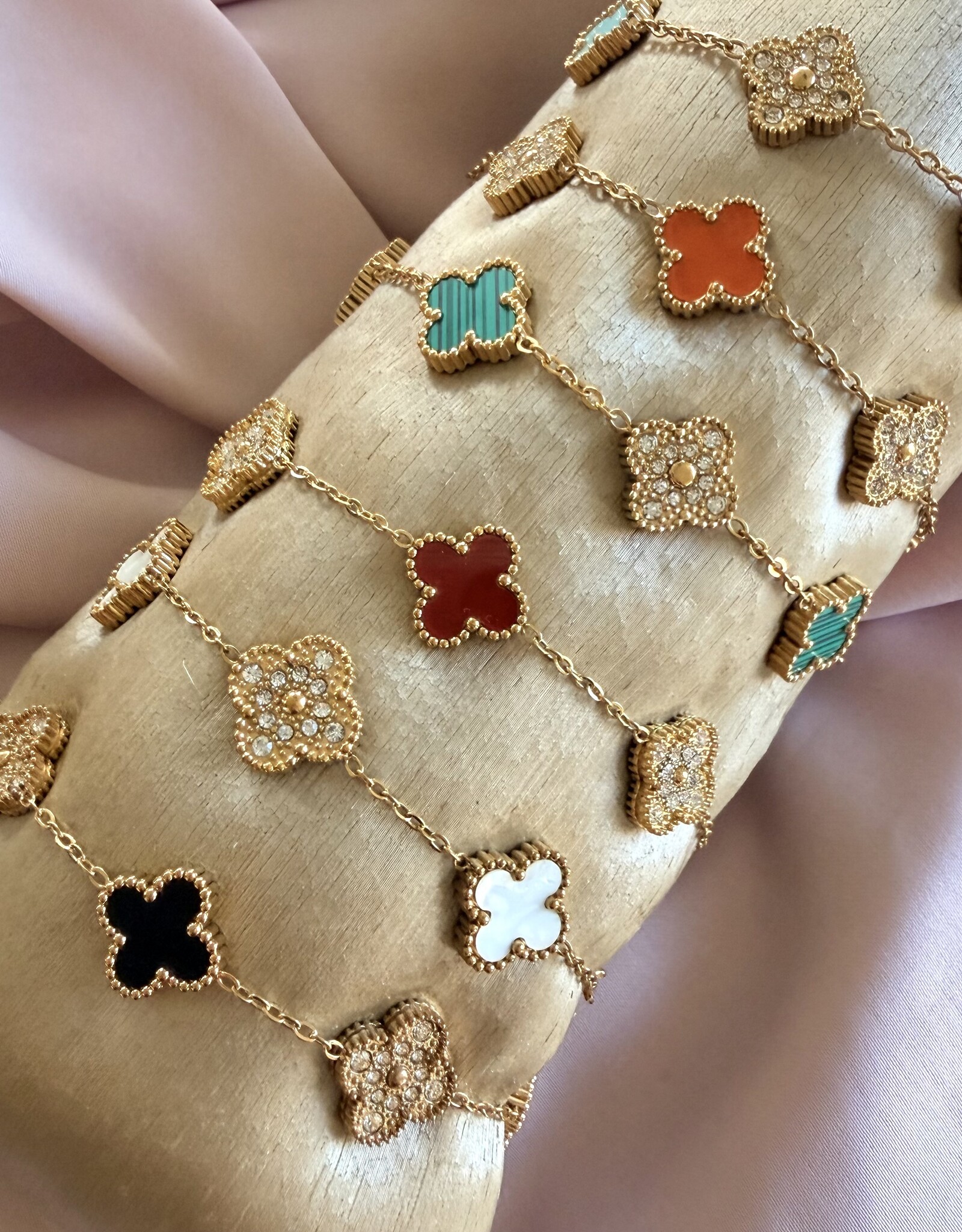 Lucky Klaver Armband Diamonds