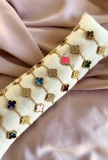 Lucky Klaver Armband Diamond Velvet