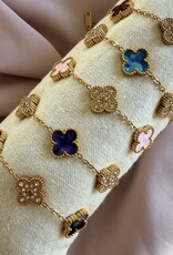 Lucky Klaver Armband Diamond Velvet