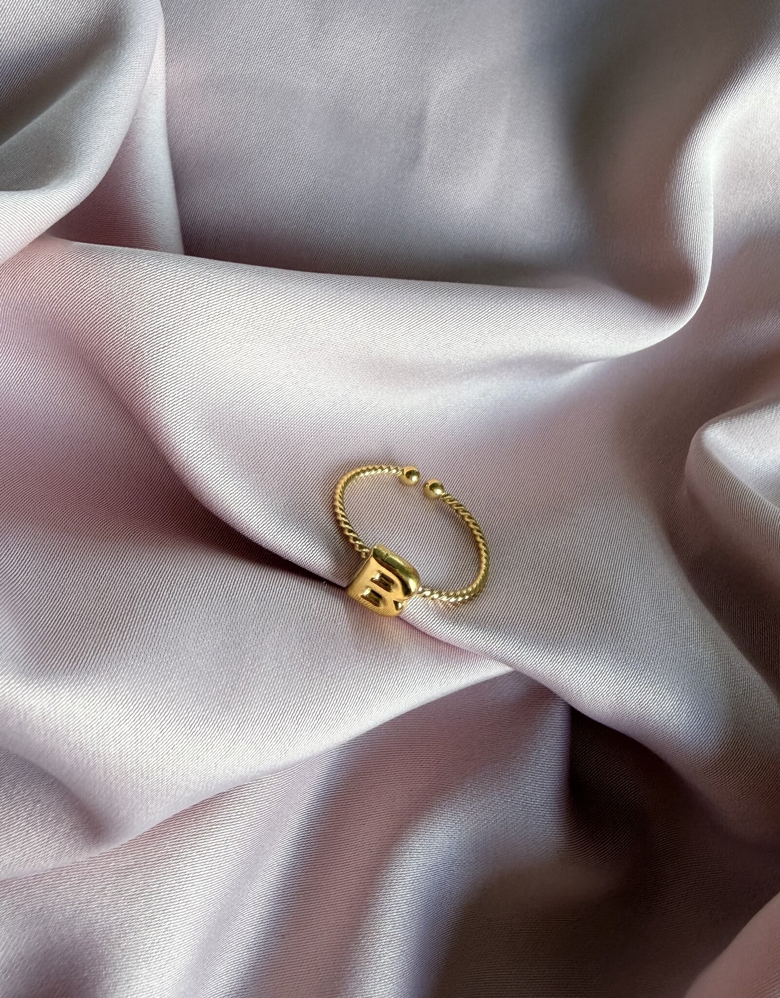 Bubble Letter Ring