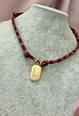 Gekleurde Ketting Met Shiny Letter