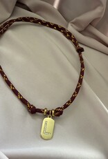 Gekleurde Ketting Met Shiny Letter