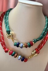 Gekleurde Kralen Ketting