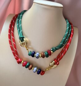 Gekleurde Kralen Ketting