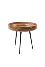 MATER BOWL TABLE SMALL NATURAL LACQUERED MANGO WOOD