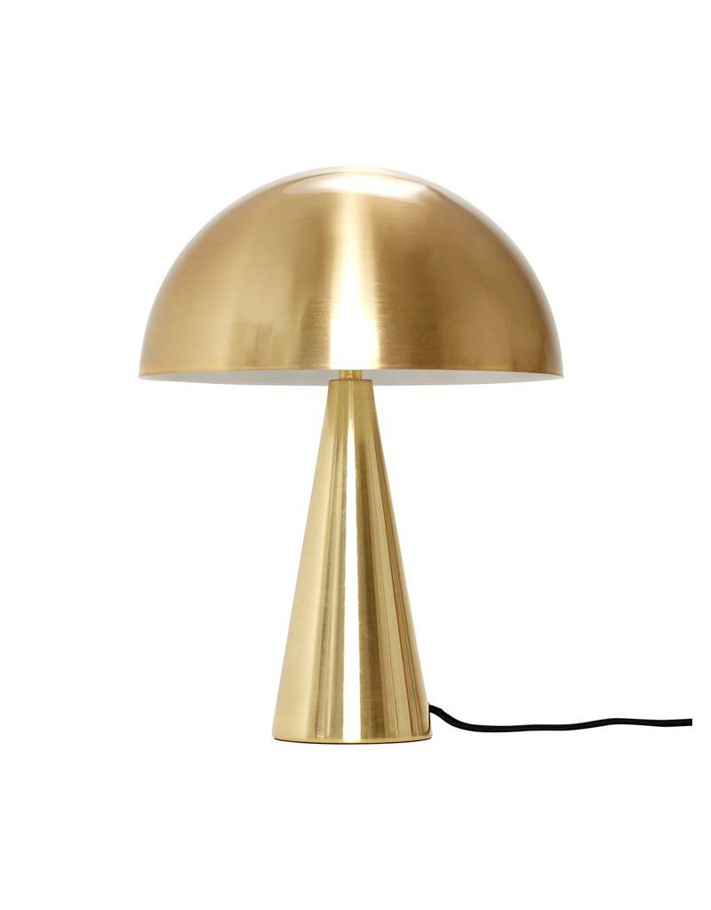 HÜBSCH TABLE LAMP BRASS