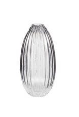 HÜBSCH VASE CLEAR GLASS