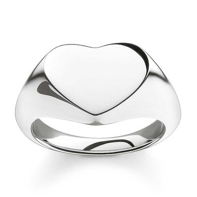 Thomas Sabo SILVER PLAIN HEART RING TR2083-001-12 Thomas Sabo SILVER PLAIN HEART RING TR2083-001-12