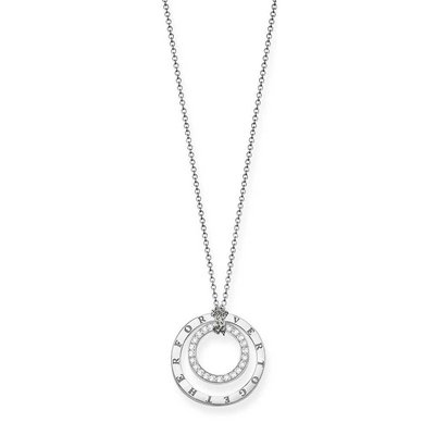Thomas Sabo SILVER FOREVER TOGETHER PENDANT NECKLACE D_KE0021-725-14-L45V Thomas Sabo SILVER FOREVER TOGETHER PENDANT NECKLACE D_KE0021-725-14-L45V
