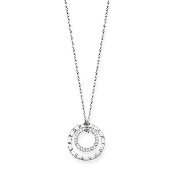 Thomas Sabo SILVER FOREVER TOGETHER PENDANT NECKLACE D_KE0021-725-14-L45V