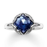 Thomas Sabo ROUND BLUE CUBIC ZIRCONIA RING TR2028-640-1