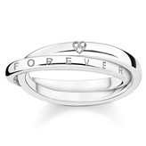 Thomas Sabo SILVER DIAMOND "TOGETHER FOREVER" RING D_TR0017-725-14