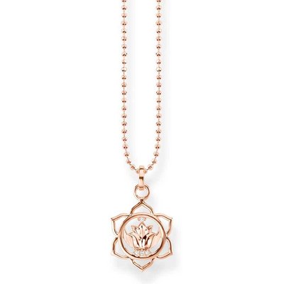 Thomas Sabo SILVER SPLENIC CHAKRA NECKLACE KE1686-416-40 Thomas Sabo SILVER SPLENIC CHAKRA NECKLACE KE1686-416-40