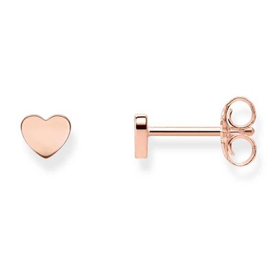 Thomas Sabo ROSE GOLD TONE HEART STUD EARRINGS H1970-415-12 Thomas Sabo ROSE GOLD TONE HEART STUD EARRINGS H1970-415-12