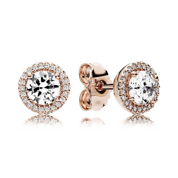 PANDORA CLASSIC ELEGANCE STUD EARRINGS 286272CZ