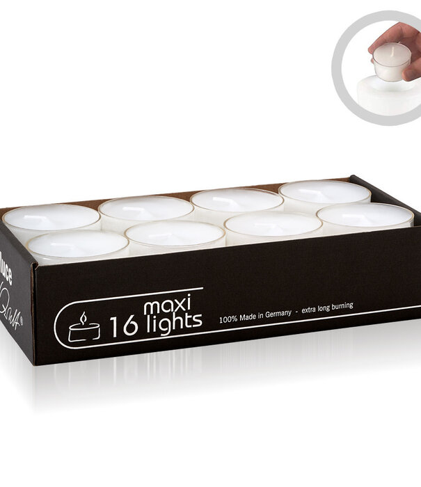 QULT DESIGN - 16 grandes bougies chauffe-plat