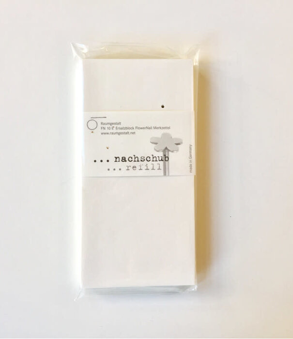 Raumgestalt RAUMGESTALT - Recharge bloc-notes FlowerNail