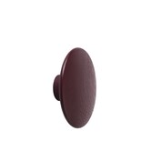 Patère the Dots Wood Burgundy
