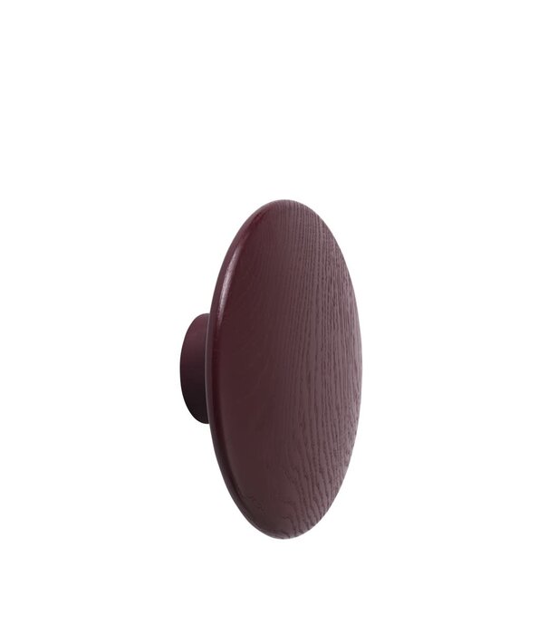 Muuto Patère the Dots Wood Burgundy