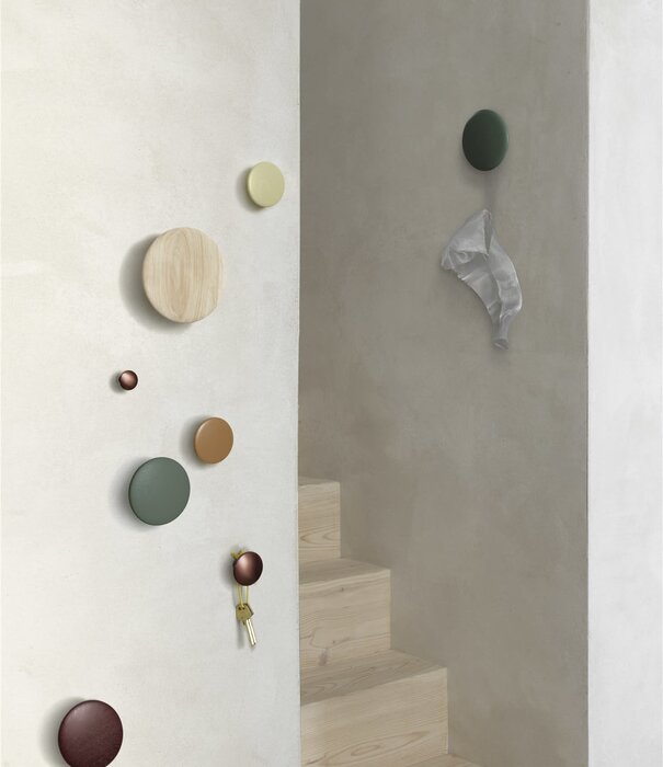 Muuto Patère the Dots Wood Burgundy