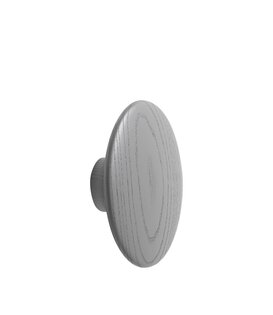 Patère The Dots Wood Dark Grey