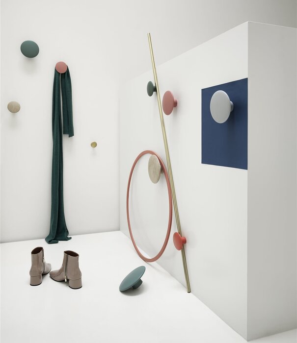 Muuto Patère The Dots Wood Mustard