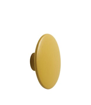 Patère The Dots Wood Mustard