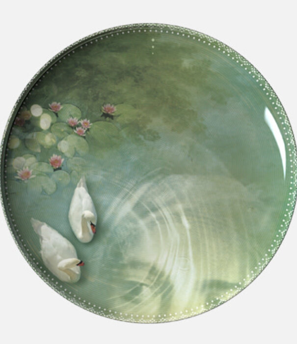 IBRIDE - Yuan assiettes supplémentaires Noir / Narcisse