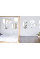 M Nuance Miroir extra plat biseauté rond - Forme aléatoire 55X40 cm