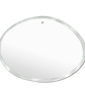 M NUANCE - Miroir extra plat biseauté rond - Forme aléatoire 55X40 cm