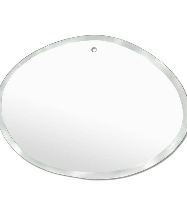 M Nuance Miroir extra plat biseauté rond - Forme aléatoire 55X40 cm