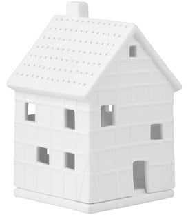Petit photophore maison à colombages